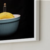 "B Is For Banana" - Art Print in Black by AMANDA LOMAX - Frame Close-up