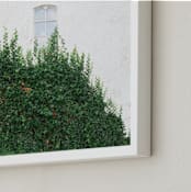 "Ballerup" - Art Print in Ivy Green by Heather Deffense - Frame Close-up