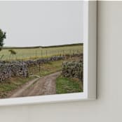 "Derbyshire" - Art Print in Foliage by Heather Deffense - Frame Close-up