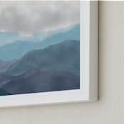 "Overcast" - Art Print in Frost by Roopali - Frame Close-up