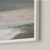 "West Coast Fantasy" - Art Print in Dusk Blush by Shannon Howard - Frame Close-up