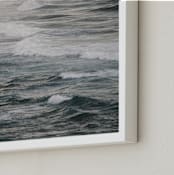 "Winter Surfing V" - Art Print in Winter Surfing V by Tal Paz-Fridman - Frame Close-up