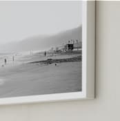 "Malibu in Blanc" - Art Print in Blanc by Shannon Howard - Frame Close-up