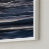 "The Uniqueness of Waves XXIX" - Art Print in Stormy Blue by Tal Paz-Fridman - Frame Close-up