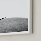 "Roaming West II" - Art Print in Black and White by Shannon Howard - Frame Close-up