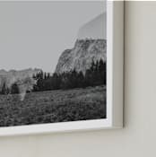 "Impressions - Yosemite III" - Art Print in LIMESTONE by Lindsay Ferraris Photography - Frame Close-up
