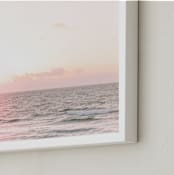 "Yucatan X" - Art Print in Salted Pink by Lindsay Ferraris Photography - Frame Close-up