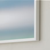 "Camber Sands" - Art Print in Sea Foam by AMANDA LOMAX - Frame Close-up