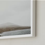 "Roads of Ireland II" - Art Print in Olive Green by Becca Beers - Frame Close-up