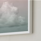 "Floating clouds" - Art Print in Dusty rose by Johanna Phillips Huuva - Frame Close-up