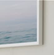 "Atlantic Mist" - Art Print in Sea Blue by Lindsay Ferraris Photography - Frame Close-up