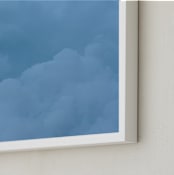 "In Blue Skies" - Art Print in Blue Skies by Jonathan Brooks - Frame Close-up