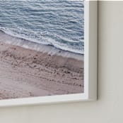 "Shell Beach no. 2" - Art Print in Sand by Krissy Bengtson - Frame Close-up