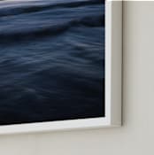 "The Uniqueness of Waves XXXV" - Art Print in The Uniqueness of Waves XXXV Blue by Tal Paz-Fridman - Frame Close-up