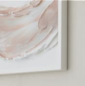 "Blush & Bloom" - Art Print in Blush Pink by Sarah Lund - Frame Close-up