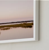 "Lowcountry Sunset" - Art Print in Blush by C. Lorraine Design - Frame Close-up