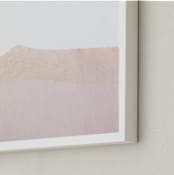 "Desert Dune" - Art Print in dusty rose by Sadie Holden - Frame Close-up