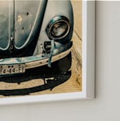 "Old little VW" - Art Print in vw old by Mely D Lozano - Frame Close-up