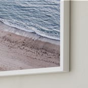 "Shell Beach no. 2" - Art Print in Sand by Krissy Bengtson - Frame Close-up