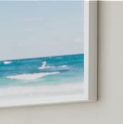 "Yucatan XIII" - Art Print in Sea Blue by Lindsay Ferraris Photography - Frame Close-up