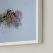 "DOT YOUR I" - Art Print in Dusty Pink Earth by ADRIENNE JACKSON - Frame Close-up