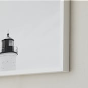 "St. James" - Art Print in Lighthouse Black by K.Short - Frame Close-up