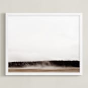 "Rise" - Art Print in Fog by Robin Ott - Framed