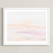 "Eventide" - Art Print in White by Itsy Belle Studio - Framed