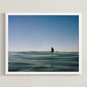 "untitled.2" - Art Print in ocean blue by Mac Harris - Framed