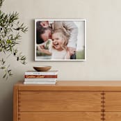 "The Big Picture: Father's Day Framed Photo" - Framed Photo in White by Minted - In a Room
