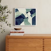 "Blues Night" - Art Print in blue by Carmen Guedez - In a Room
