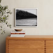 "Modern Rural" - Art Print in Slate Gray by Sheila Corcoran - In a Room