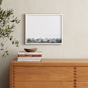 "Charleston Hues" - Art Print in Pure White by Melinda Denison - In a Room