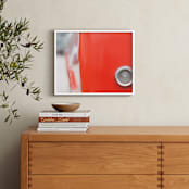 "Ramble In Red" - Art Print in Ramble Red by Sheila Corcoran - In a Room