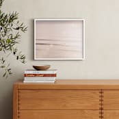 "Pacific Shine I" - Art Print in Sunset Blush by Shannon Howard - In a Room