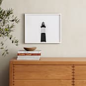 "Big Sable" - Art Print in Lighthouse Black by K.Short - In a Room