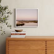 "Lowcountry Sunset" - Art Print in Blush by C. Lorraine Design - In a Room