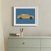 "New York" - Art Print in Taxi by Jenna Holcomb - In a Room
