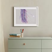 "Childhood" - Art Print in Purple by Sara Heilwagen - In a Room