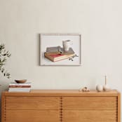 "Well Read" - Art Print in Vintage by Erin Niehenke - In a Room