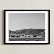 "wild wild west II" - Art Print in Western Grey by Sara Hicks Malone - Framed