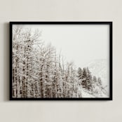 "argentum pair I" - Art Print in bark by Kamala Nahas - Framed