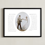 "Our Vows: Framed Photo" - Framed Photo in White by Sarah Curry - Framed