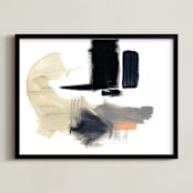 "Untitled 2" - Art Print in Black by Jaime Derringer - Framed