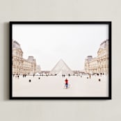 "Men in Red" - Art Print in Radiant Red by Kate Baird - Framed
