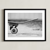 "Interval" - Art Print in black & white by Eliane Lamb - Framed