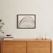"Riders Curl 1" - Art Print in Midnight by Jayne Alfieri - In a Room