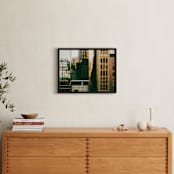 "Chicago Grid" - Art Print in Golden by Ana V. Ramirez - In a Room