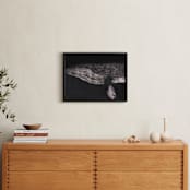 "Majestic Humpback Whale" - Art Print in Deep Sea by Sabrin Deirani - In a Room