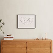 "Three Faces" - Art Print in Eggshell White by Kirsta Benedetti - In a Room